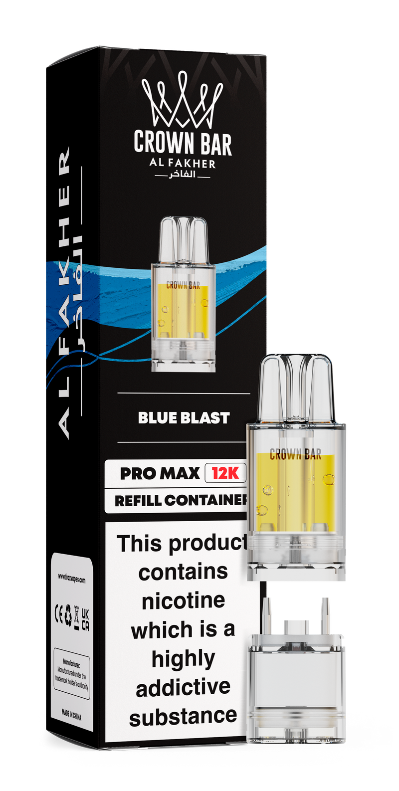 Al Fakher Crown Bar Pro Max 12K Refill Replacement Pod