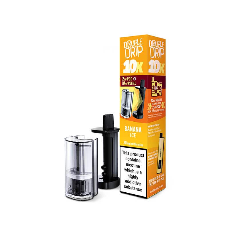 Banana Ice Double drip 10K Prefilled pods