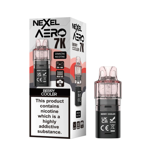Berry Cooler Nexel Aero 7K Prefilled Pods