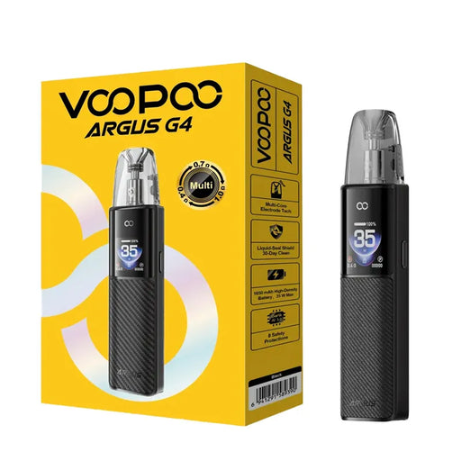 Black Voopoo Argus G4 Pod Kit - Vape Sites