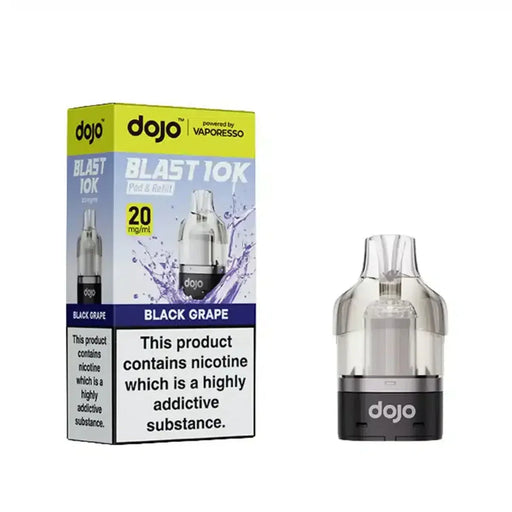 Black grape Vaporesso Dojo Blast 10K Prefilled Pods