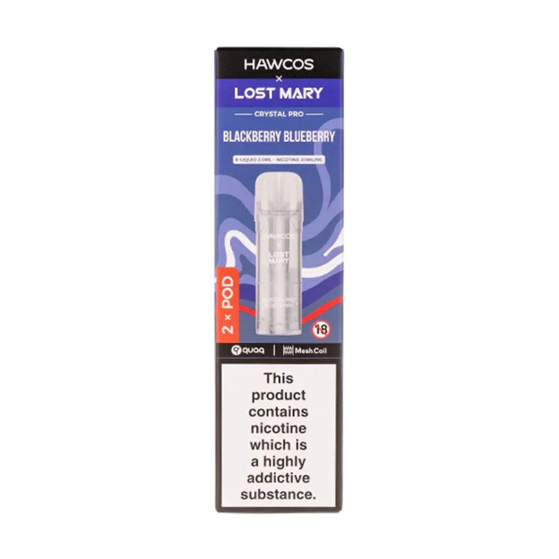 Blackberry Blueberry Lost Mary Crystal Pro Prefilled Pods
