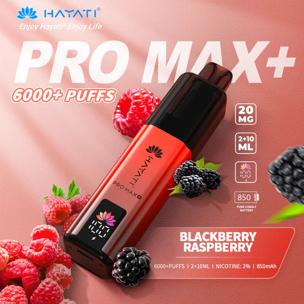 Hayati Pro Max+ 6000 Prefilled Pod Vape kit Dual Flavor