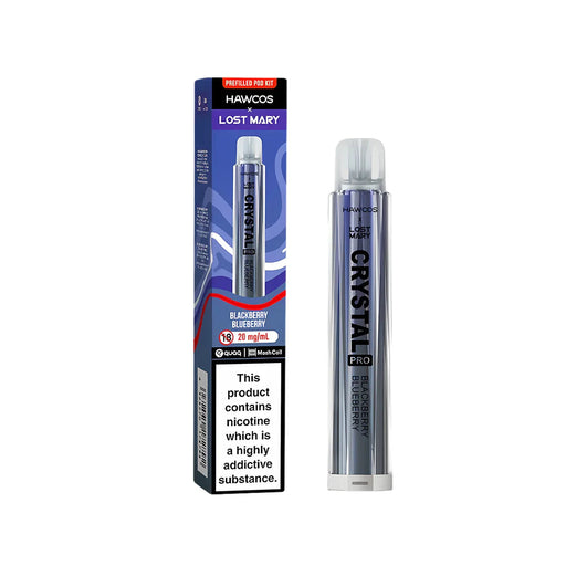 Blackcurrant Hawcos x Lost Mary Crystal Pro Prefilled Pod Kit