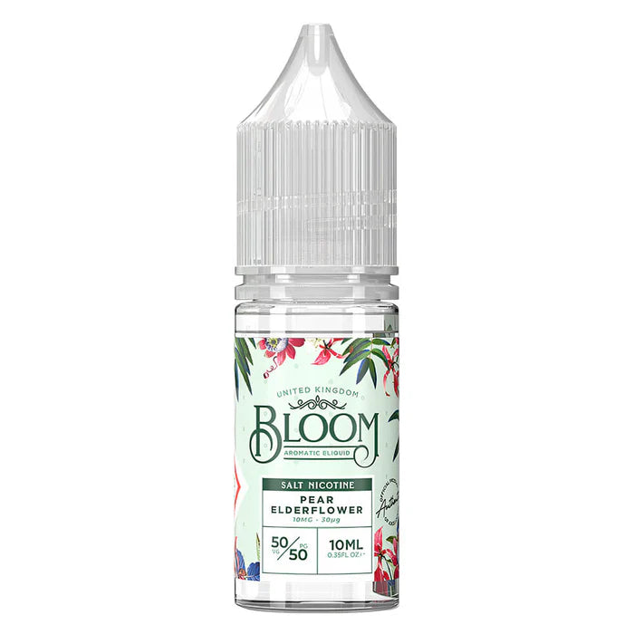 Bloom Nic Salt Vape Juice Pear Elderflower
