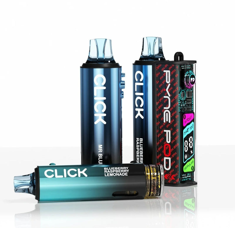 Blue edition Pyne Pod Click 50K Prefilled Pod Kit