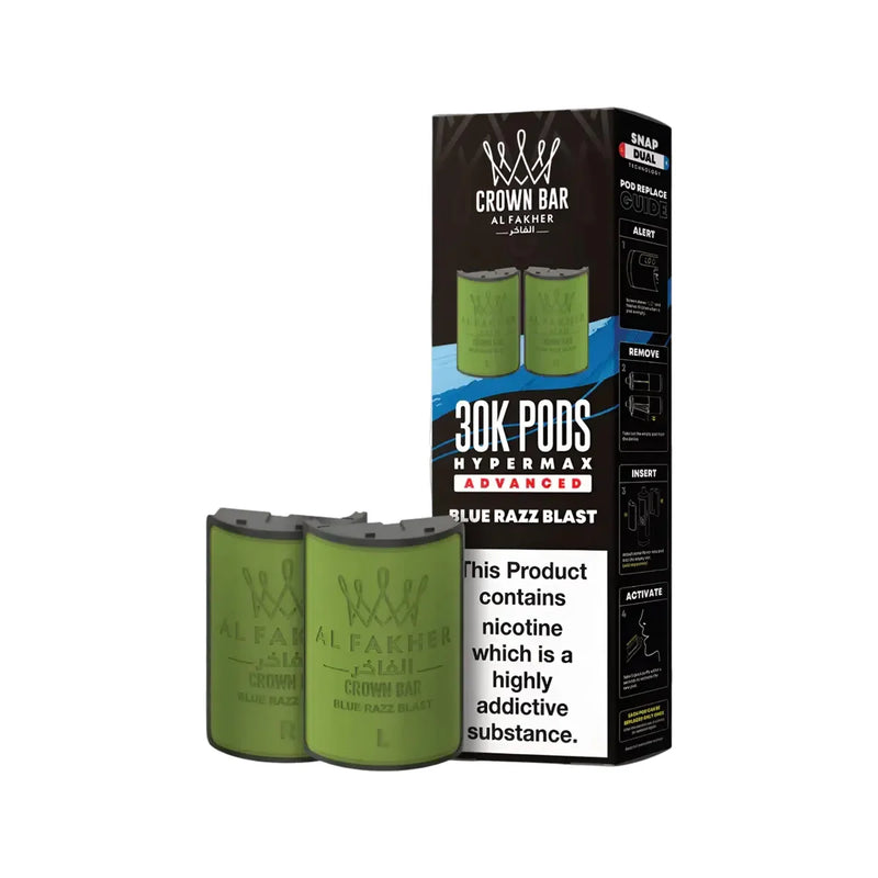 Blue Razz Blast Al Fakher 30K Hypermax Prefilled Pods
