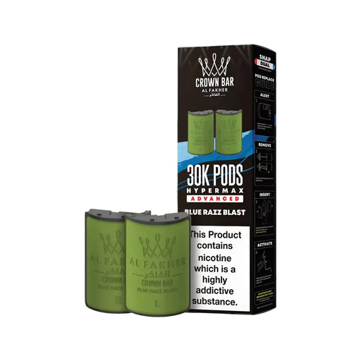 Blue Razz Blast Al Fakher 30K Hypermax Prefilled Pods