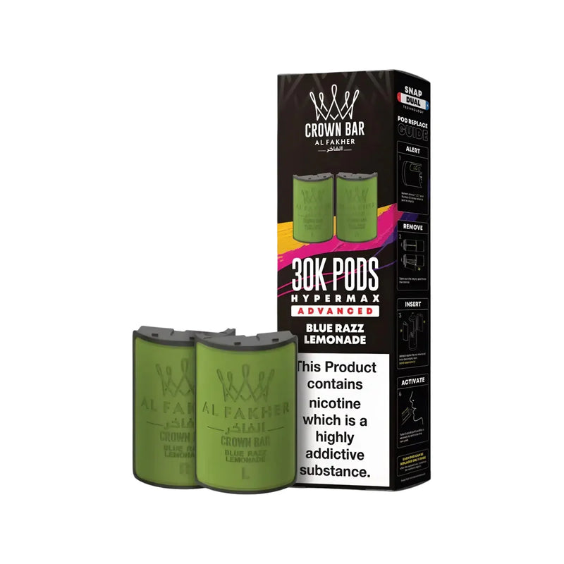 Blue razz lemonade Al Fakher 30K Hypermax Prefilled Pods