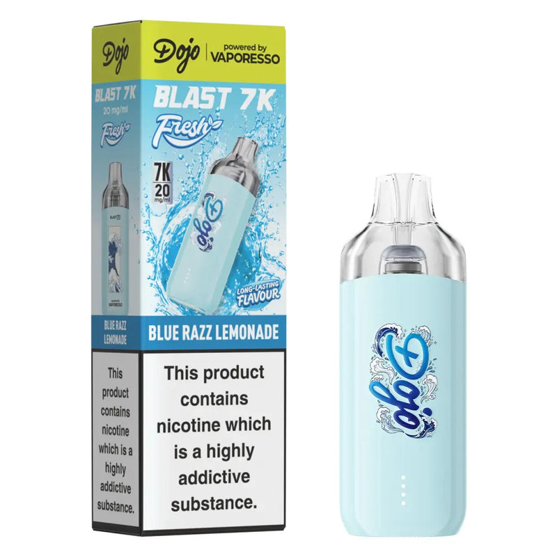 Blue Razz Lemonade Vaporesso Dojo Blast 7K Fresh Pod Kit