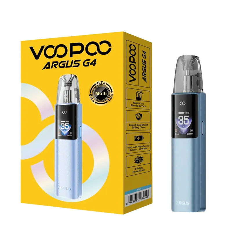 Blue Voopoo Argus G4 Pod Kit - Vape Sites