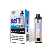 Blue Razz Cherry Crystal Galaxy Focus 6K Puffs Prefilled Pod Kit