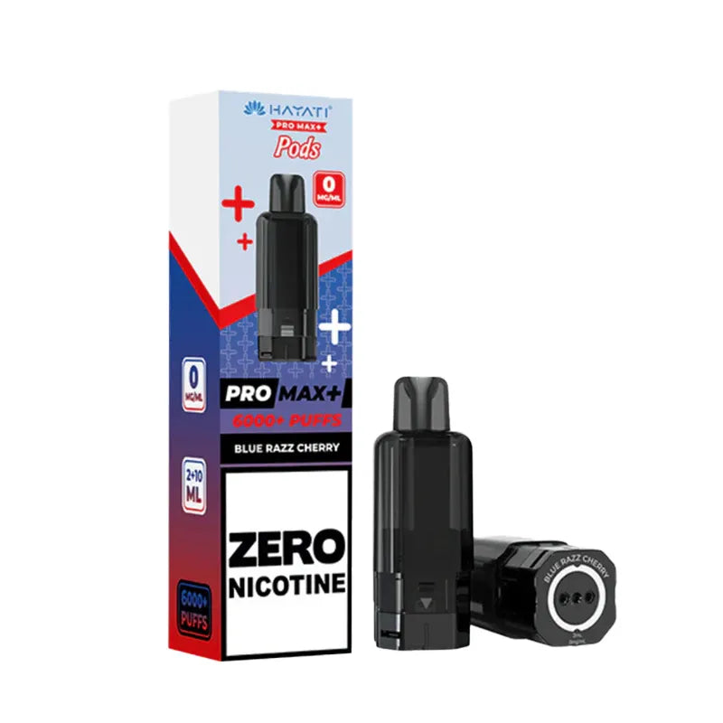 Blue Razz Cherry Hayati Pro Max Plus 6000 Zero Nicotine Pod
