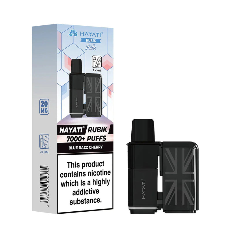 Blue Razz Cherry Hayati Rubik 7000 Prefilled Pods