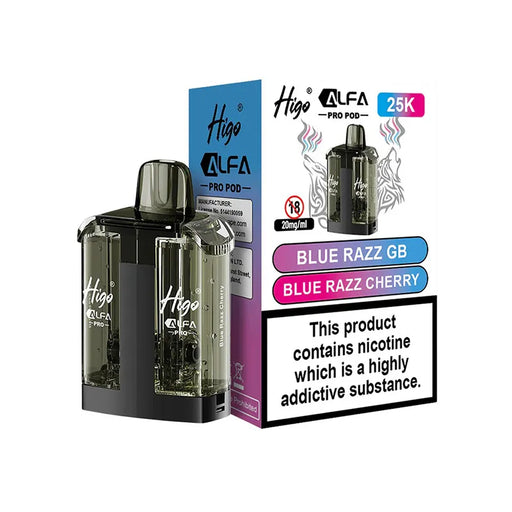 Blue Razz GB / Blue Razz Cherry Higo Alfa Pro 25K Pods

