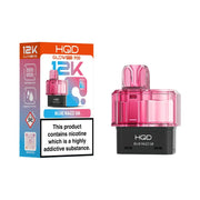 Blue razz gb HQD Glow Pro 12K Prefilled Pods