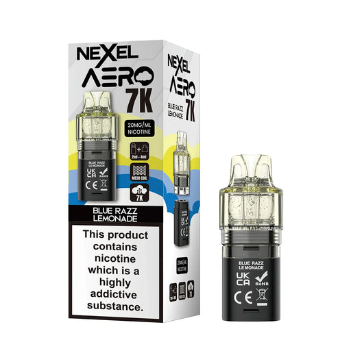 Blue Razz Lemonade Nexel Aero 7K Prefilled Pods