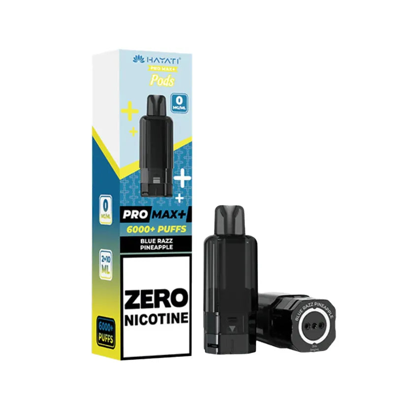 Blue Razz Pineapple Hayati Pro Max Plus 6000 Zero Nicotine Pod