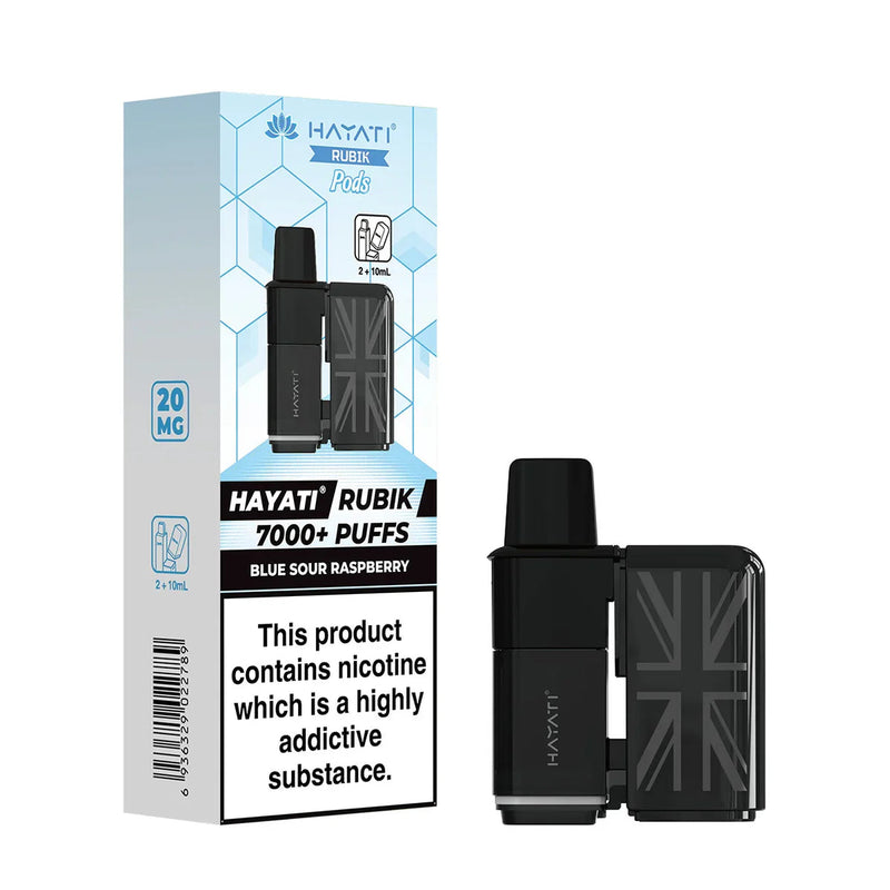 Blue Sour Raspberry Hayati Rubik 7000 Prefilled Pods