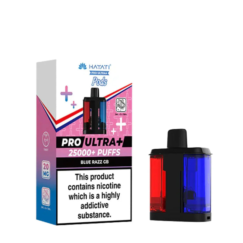 Blue razz GB Hayati Pro Ultra Plus 25000 Prefilled Pods