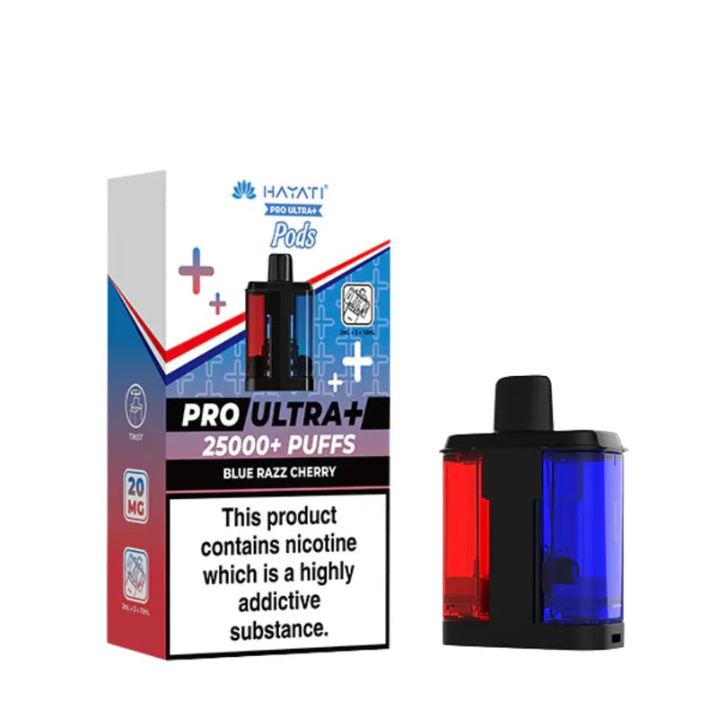 Blue razz cherry Hayati Pro Ultra Plus 25000 Prefilled Pods