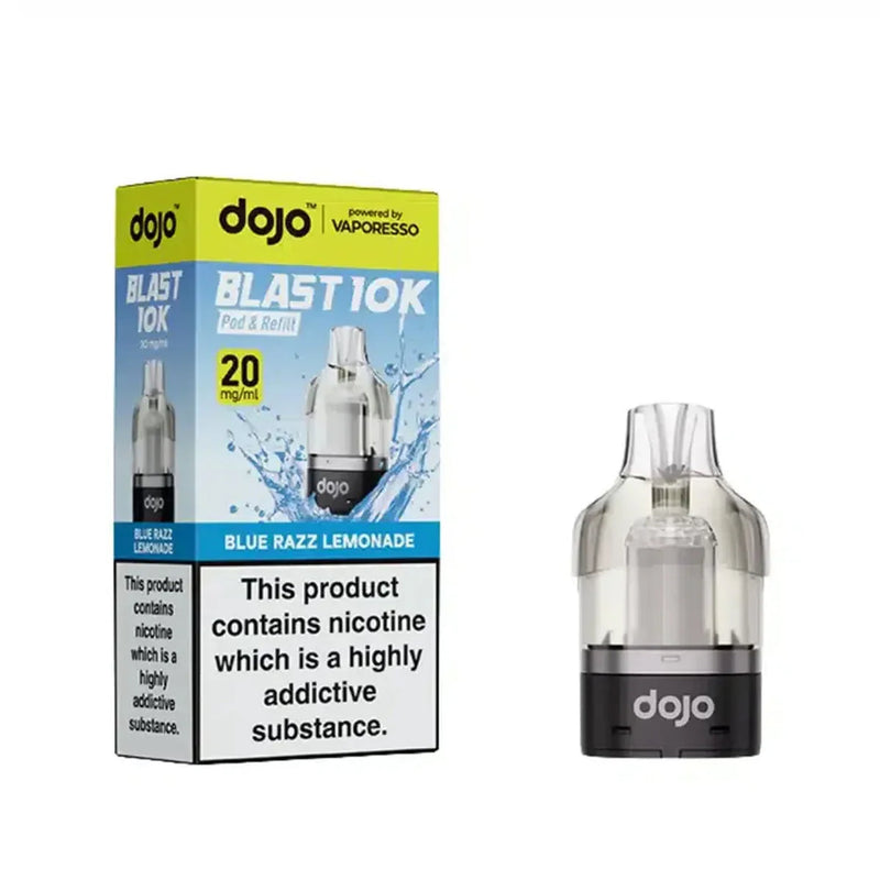Blue razz lemonade Vaporesso Dojo Blast 10K Prefilled Pods