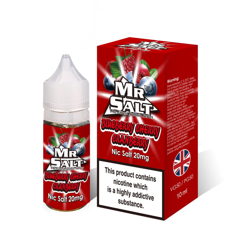 Blueberry Cherry Cranberry by Mr Salt 10ml