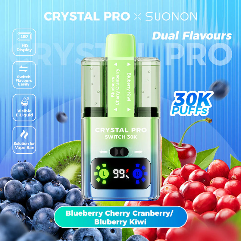Crystal Pro Switch 30K Puff Prefilled Vape Kit