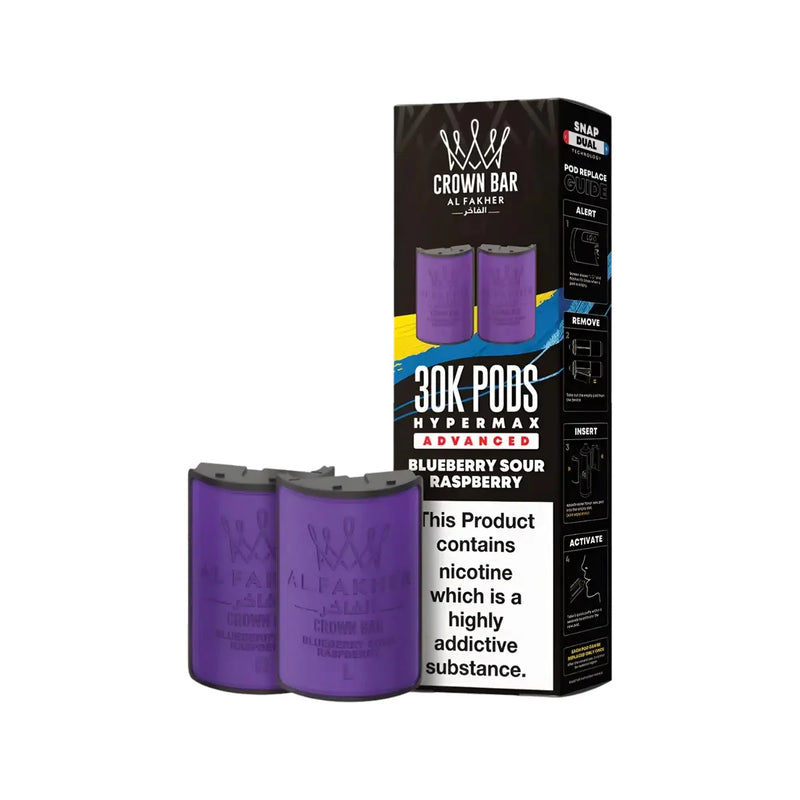 Blueberry sour raspberry Al Fakher 30K Hypermax Prefilled Pods