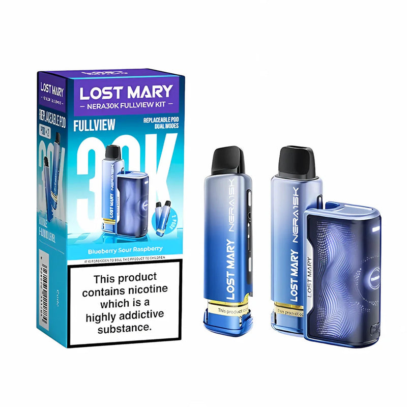 Blueberry sour raspberry Lost Mary Nera30K Fullview Prefilled Pod Kit
