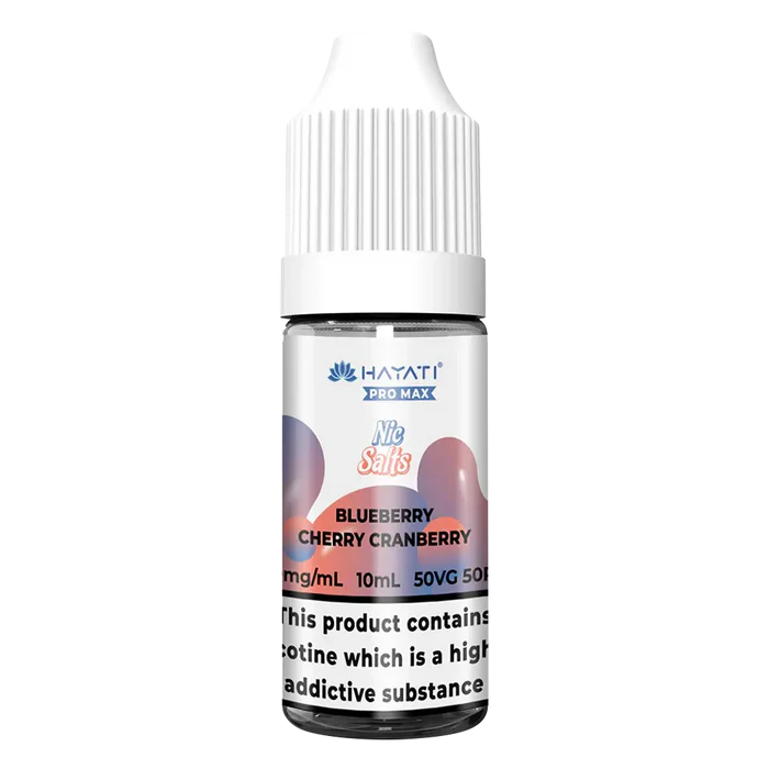 Hayati Pro Max Blueberry Cherry Cranberry Nic Salt Vape Juice