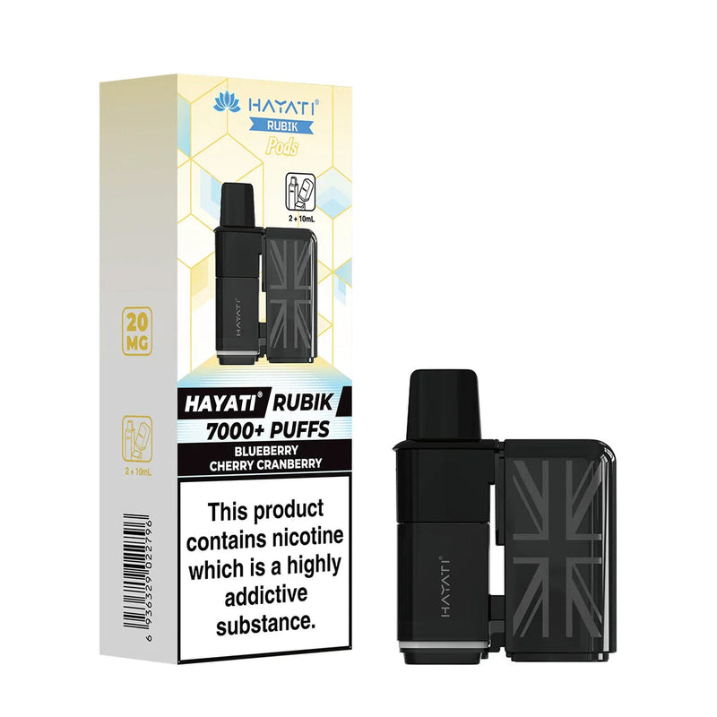 Blueberry cherry cranberry Hayati Rubik 7000 Prefilled Pods