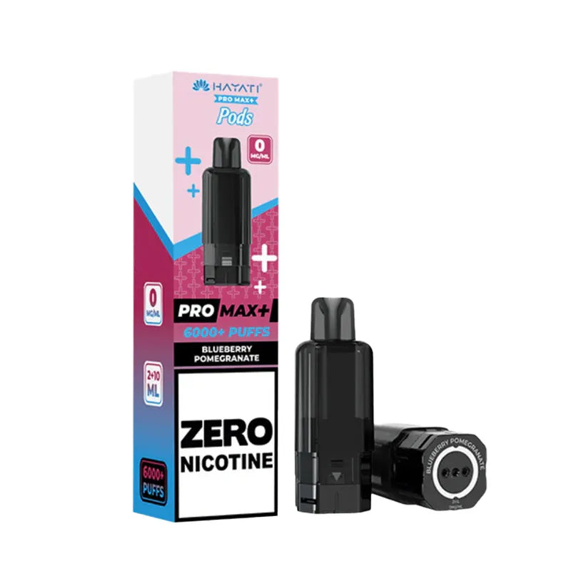Blueberry Pomegranate Hayati Pro Max Plus 6000 Zero Nicotine Pod