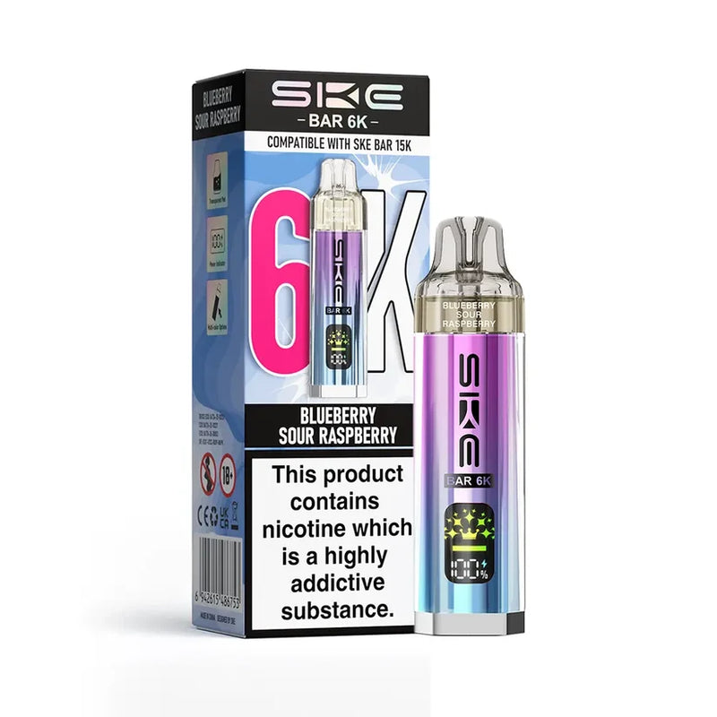 Blueberry Sour Raspberry SKE Bar 6K Prefilled Pod Kit