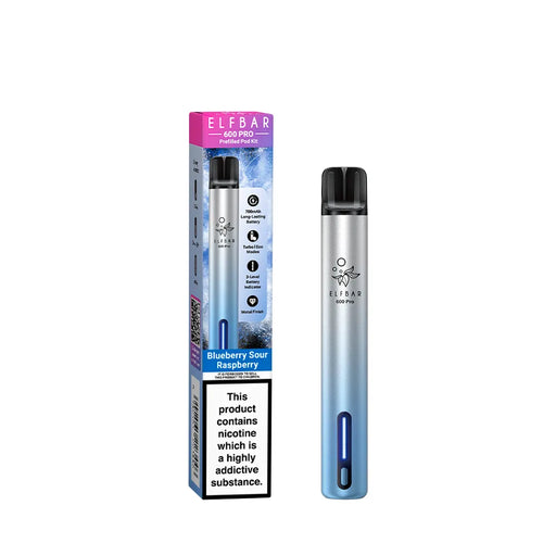 Blueberry Sour Raspberry Elf Bar 600 Pro Prefilled Pod Kit