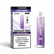  Blueberry Sour Raspberry Hawcos x Lost Mary Pro Max 7000 Prefilled Pod Kit
