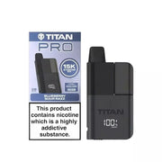 Blueberry sour razz Titan Pro 15K Prefilled Pod Kit