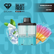 Bubblegum Ice and Ice Pop Crystal Galaxy Focus 2 30K Prefilled Pods
