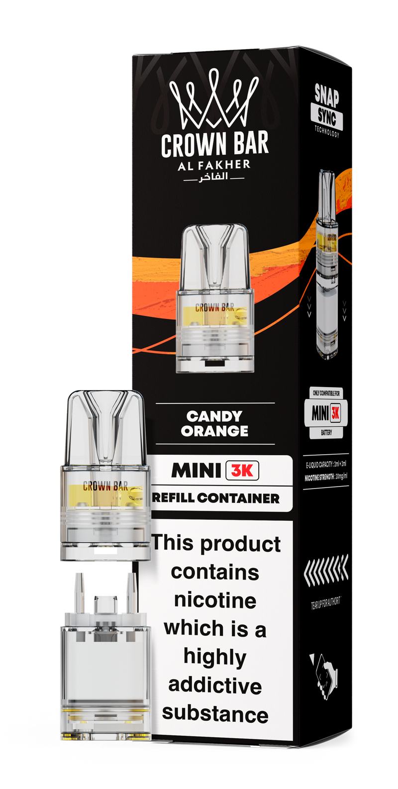 Al Fakher Crown Bar Mini 3K Refill Pods