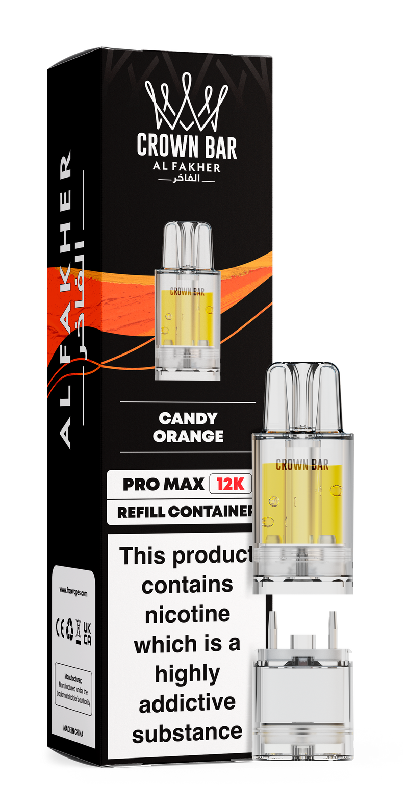 Al Fakher Crown Bar Pro Max 12K Refill Replacement Pod