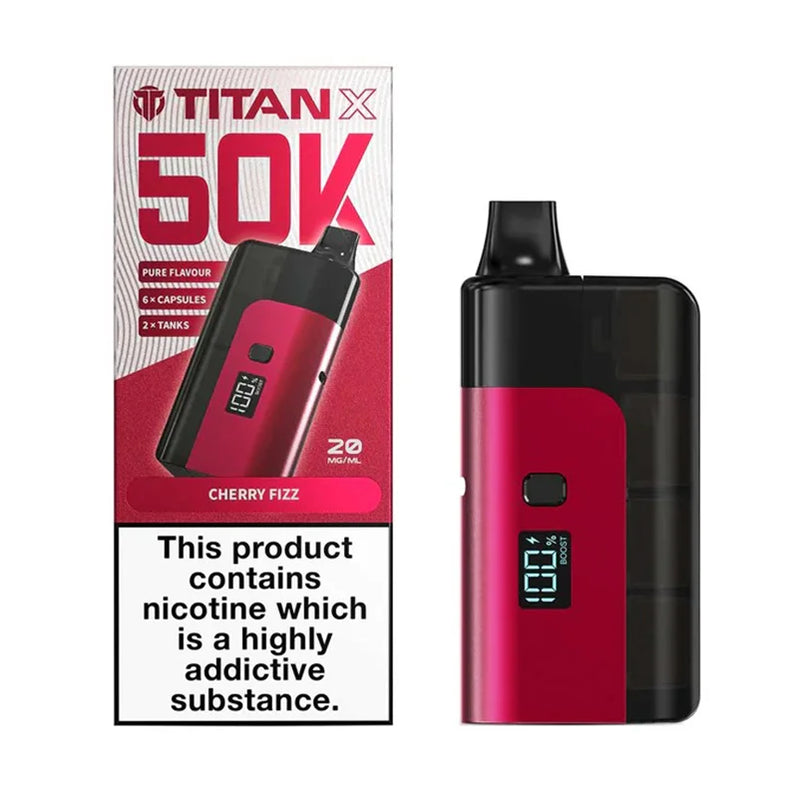 Cherry Fizz Titan X Prefilled Pod Kit