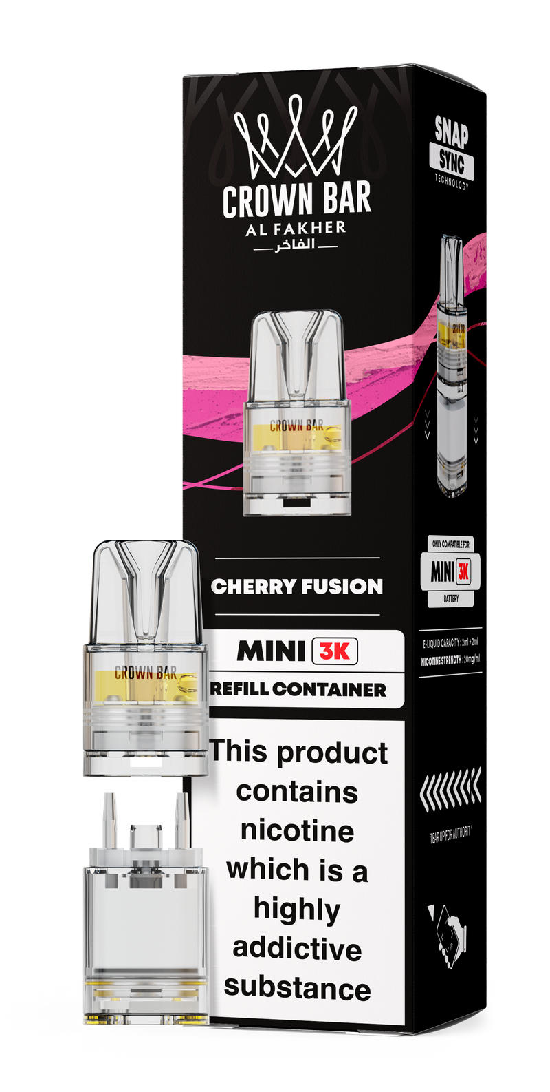 Al Fakher Crown Bar Mini 3K Refill Pods