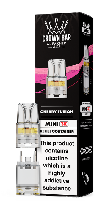 Al Fakher Crown Bar Mini 3K Refill Pods
