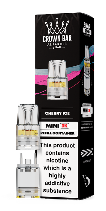 Al Fakher Crown Bar Mini 3K Refill Pods