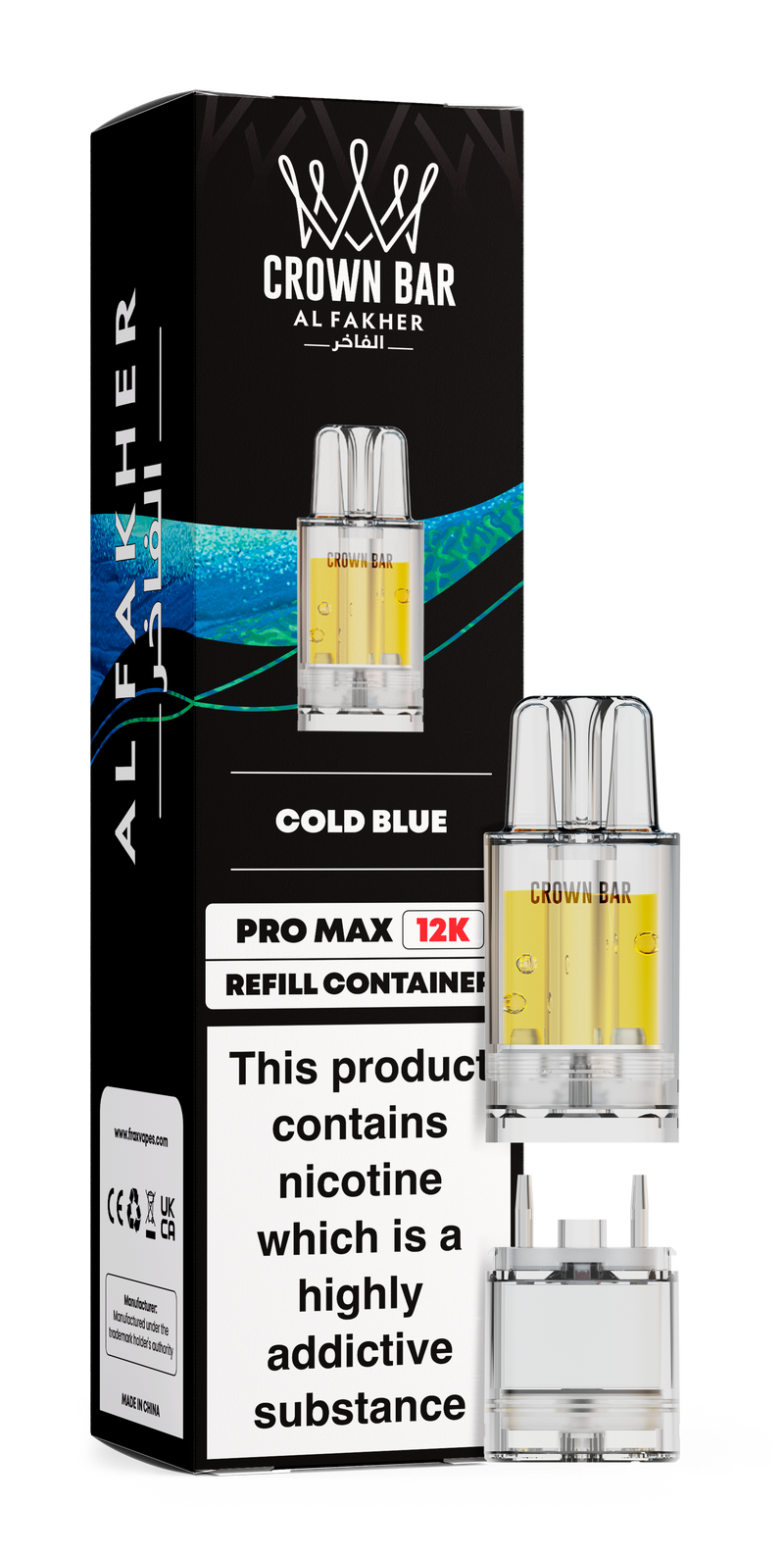 Al Fakher Crown Bar Pro Max 12K Refill Replacement Pod