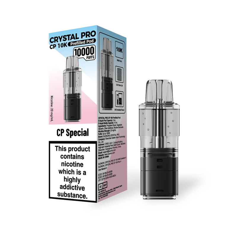 Crystal Pro CP 10k refill/Replacement Pods