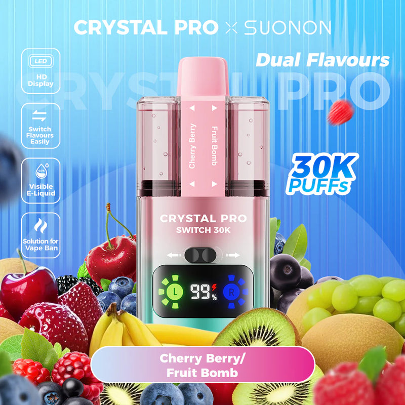 Crystal Pro Switch 30K Puff Prefilled Vape Kit