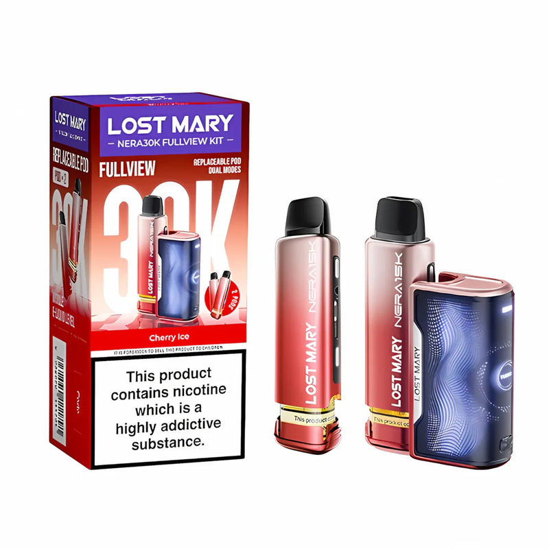 Cherry Ice Lost Mary Nera30K Fullview Prefilled Pod Kit