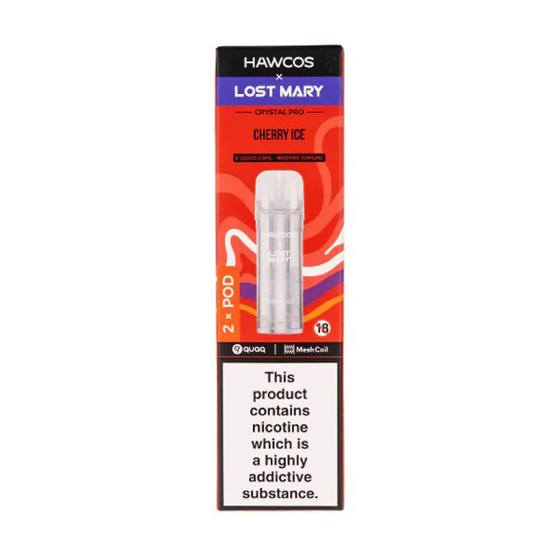 Cherry Ice Hawcos x Lost Mary Crystal Pro Prefilled Pods