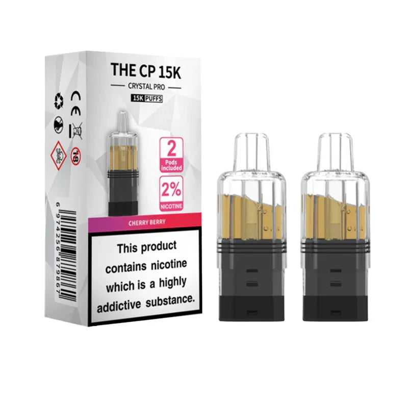 Cherry Berry Crystal Pro CP 15K Prefilled Pods